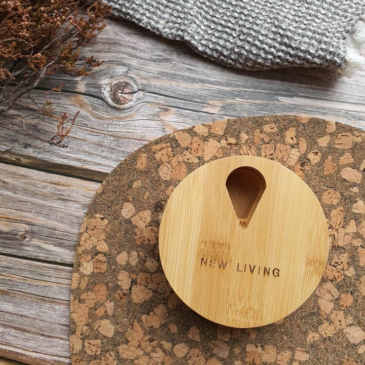 New Living - Wholesale Pillendoosje - Bamboe pillendoosje met draaideksel, eco-product1