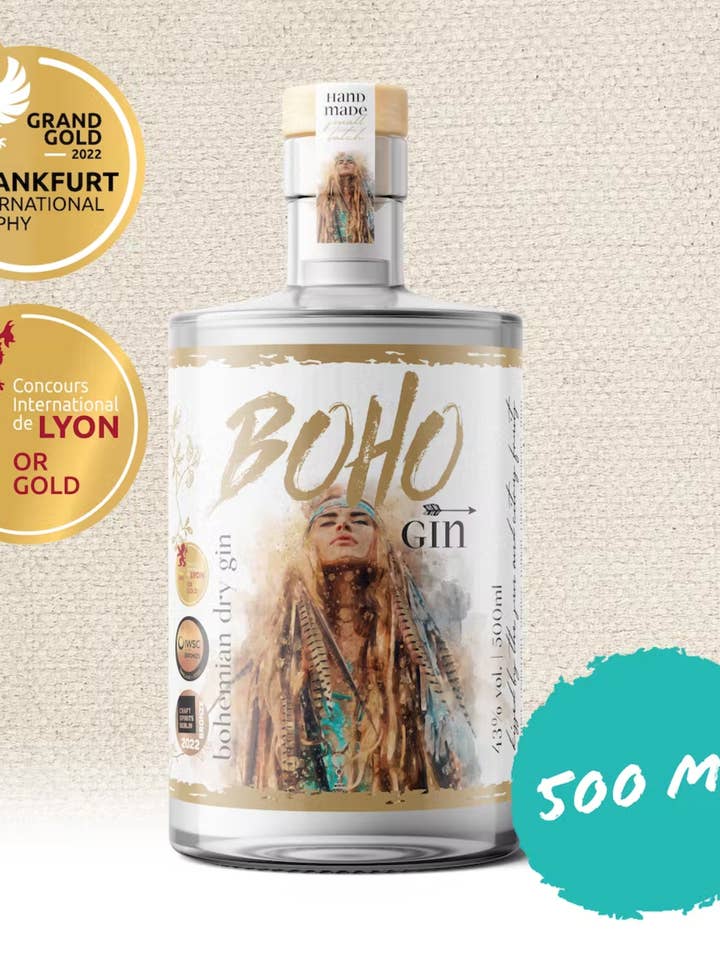Boho Gin (500ml) für den Großhandel von BOHO Gin