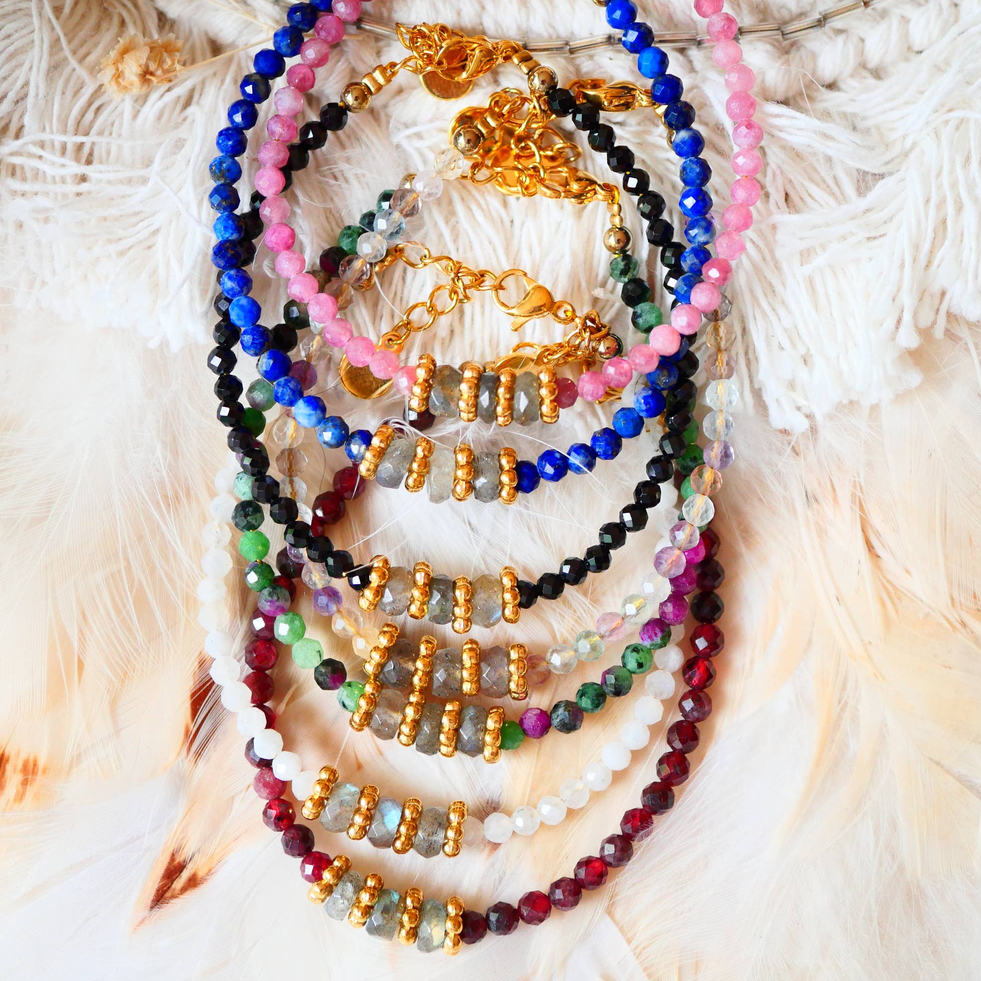 GINANDGER - Wholesale Beaded Bracelet - BRACELET KAMALA (GEMSTONES)10