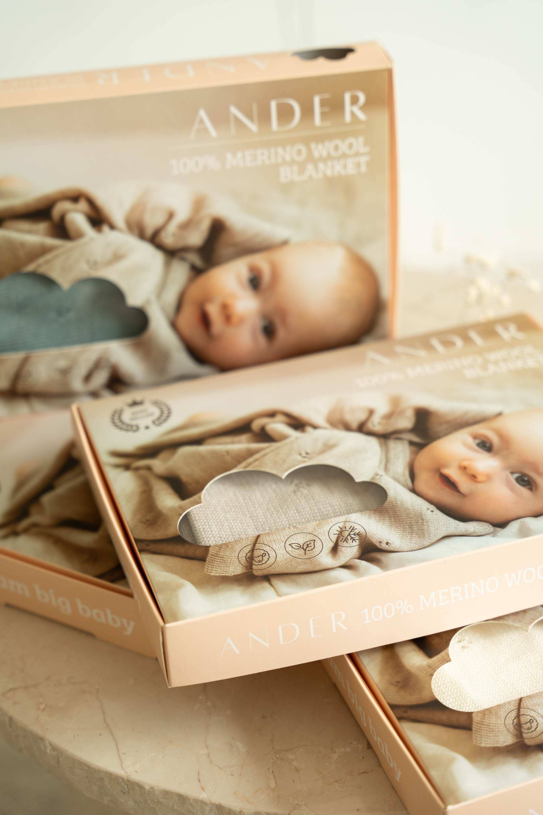 Ander – Cobertor de cama - Crianças e bebés por atacado – Manta 100% Lã MERINO DIEGO Fabricado na Polónia7