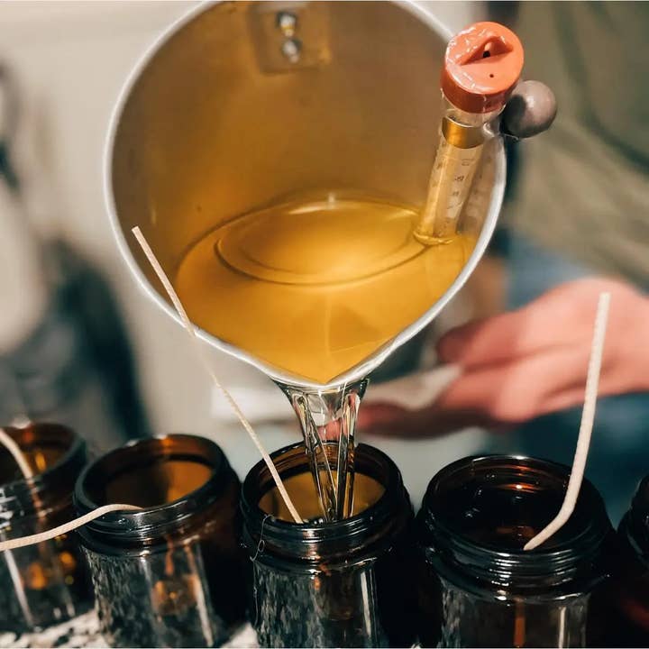 South Of Here Co - Wholesale Jar/Filled Candle - Leather2