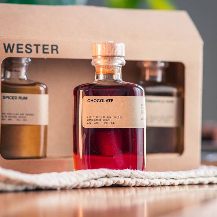 Gleann Mor Spirits Company Ltd – wholesale Gift bag set/pack – Wester Rum Tasting Set3