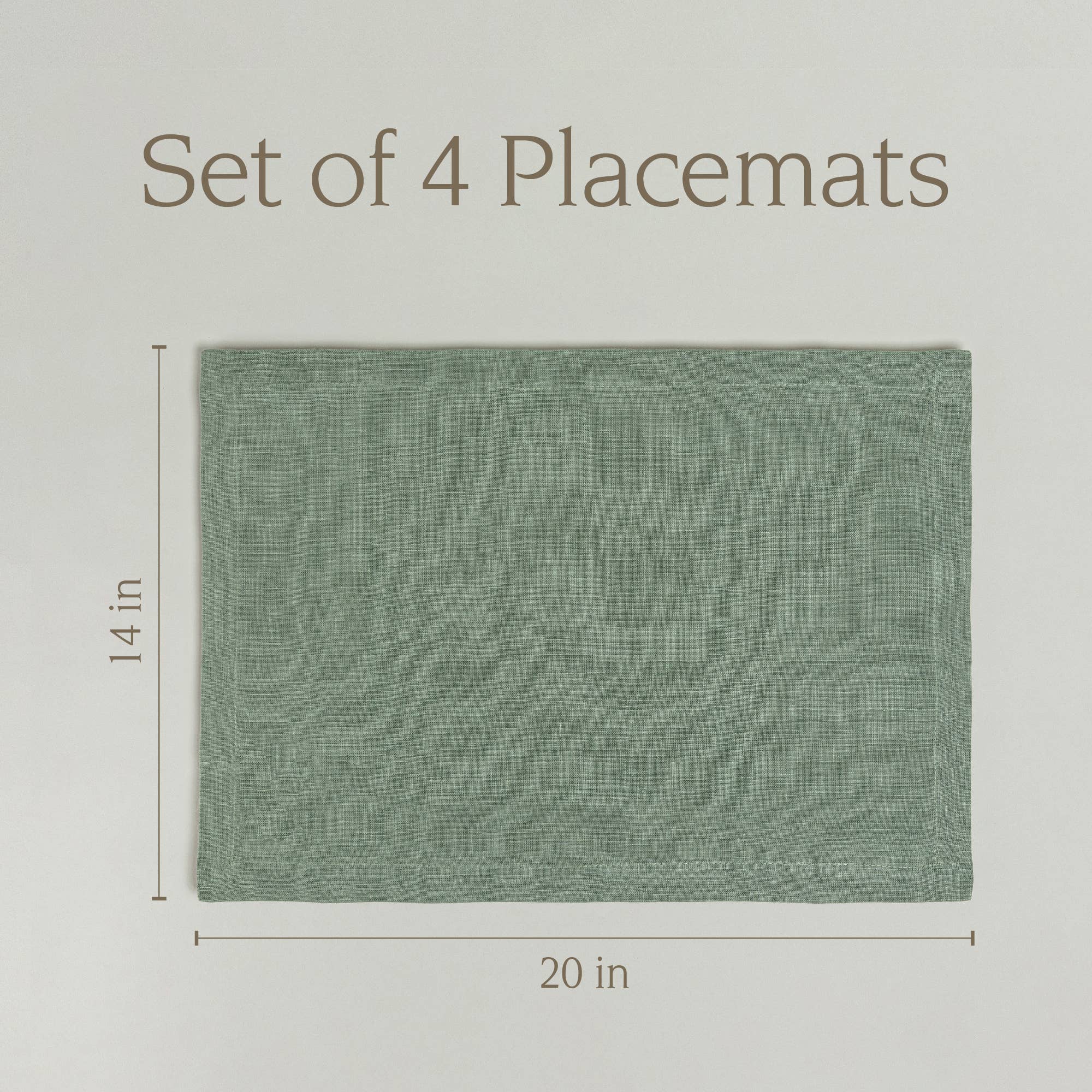 over&back - Wholesale Placemat - 100% Linen Woven Placemats – Perfect For Fall – Set of 427