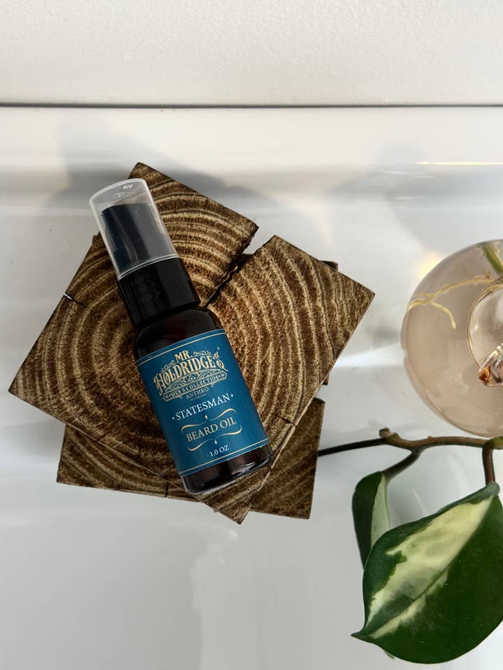 Beard Oil- Statesman for wholesale by Mr. Holdridge's Men's Collection