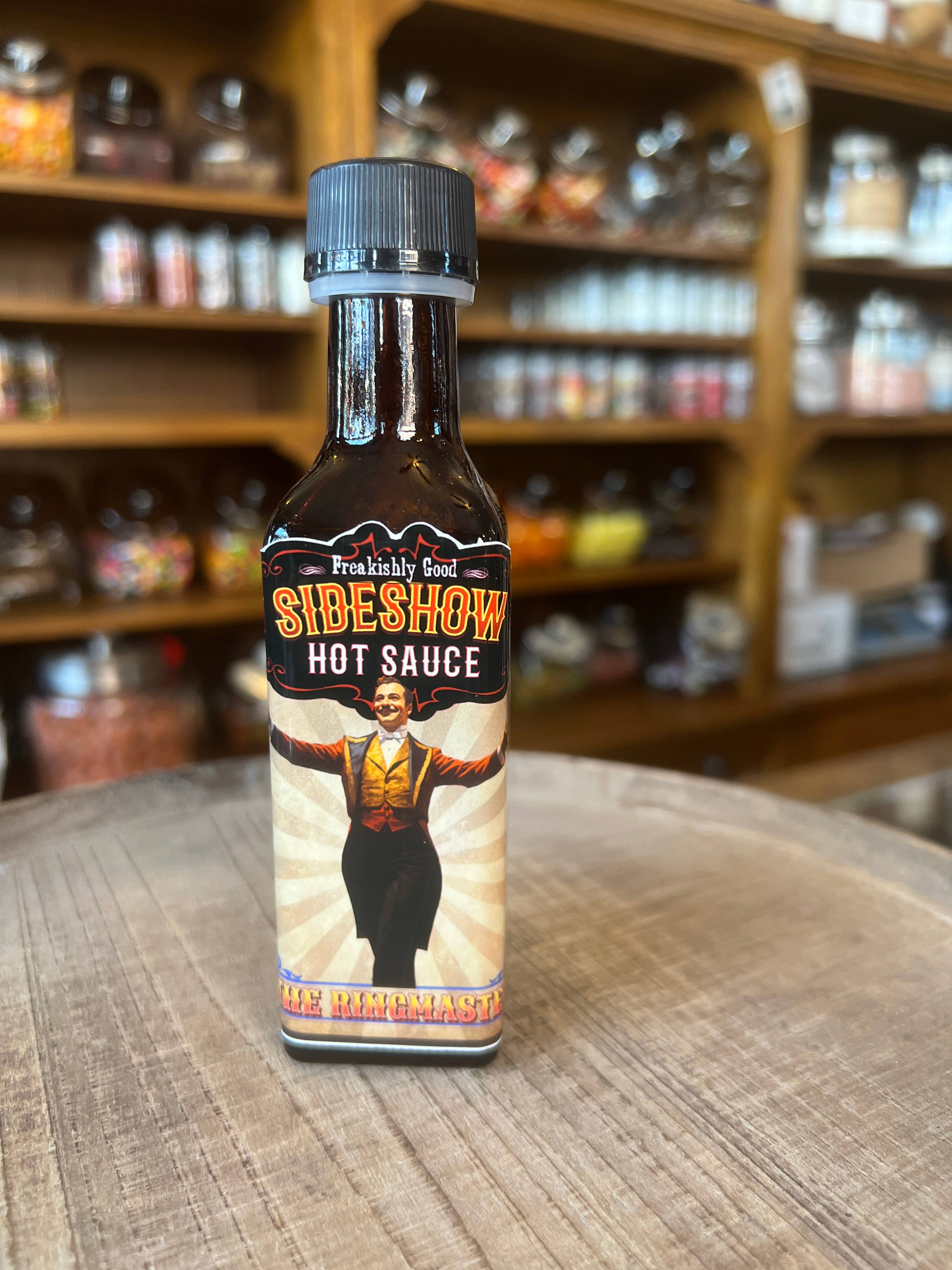 Montana Farmacy – wholesale Stark sås – Sideshow Hot Sauce © Circus Act Pack ALLA 6 smaker9