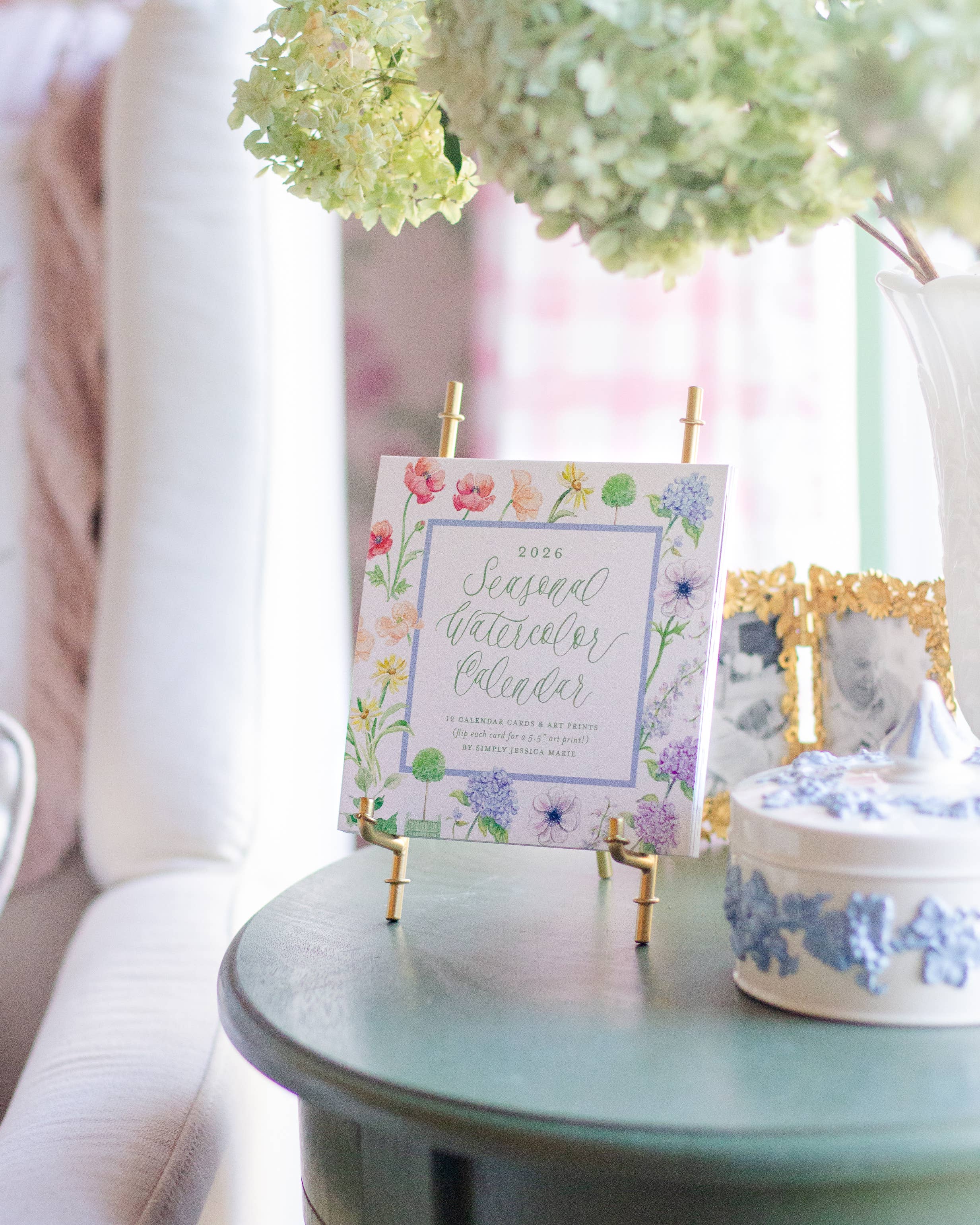 Simply Jessica Marie - Wholesale Calendar - 2026 Seasonal Watercolor Calendar