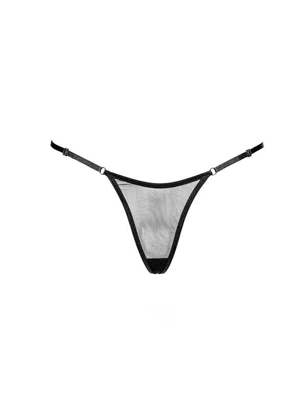 Folylingerie - Wholesale Underwear - Women's - Ziva adjustable tulle thong0