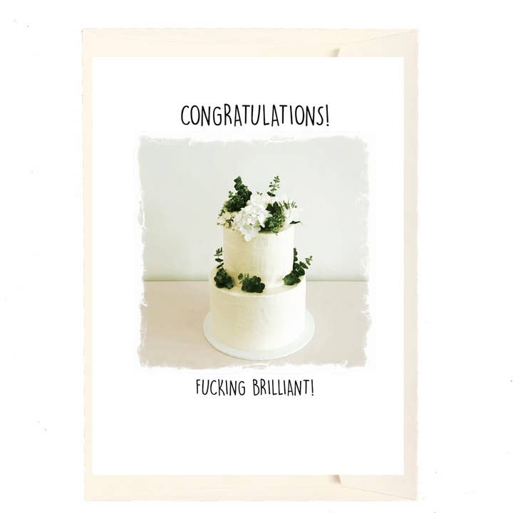 Glückwunsch! Verdammt Brill für den Großhandel von Paperlove Boutique