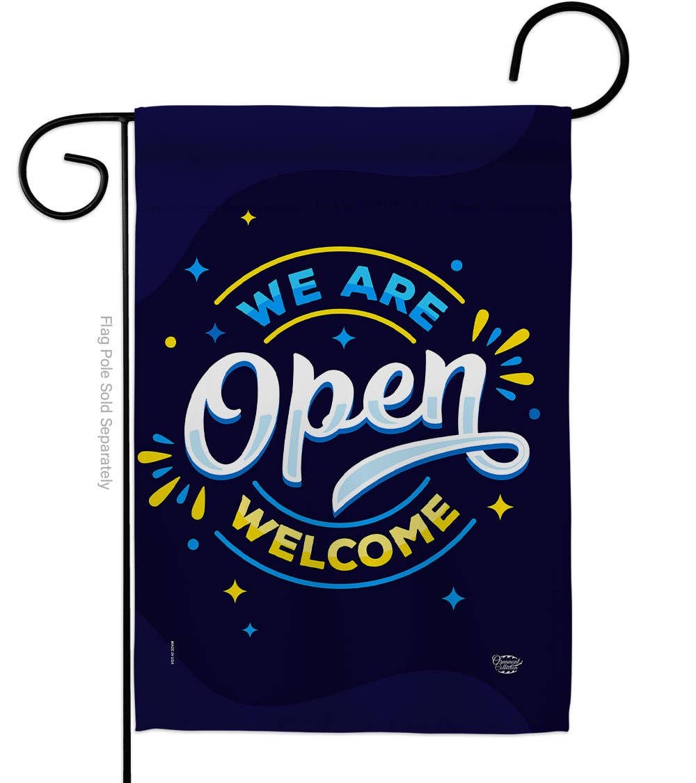 Two Group Flag Co - Venta al por mayor Bandera y manga de viento - Bandera de decoración de comerciante We Ares Open0