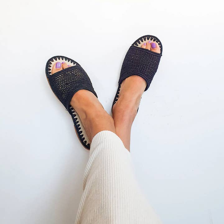 DarKech - Wholesale Sandals - Women's - Handmade Raffia Sandals, Summer Sandals 7