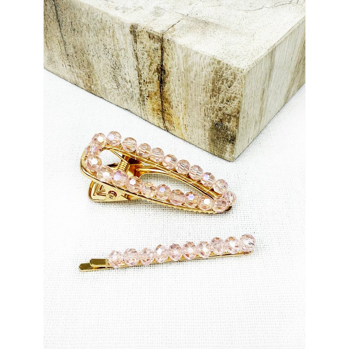 MÉLANGER LA COULEUR Épingle à cheveux en perles scintillantes assorties en vente sur Faire0