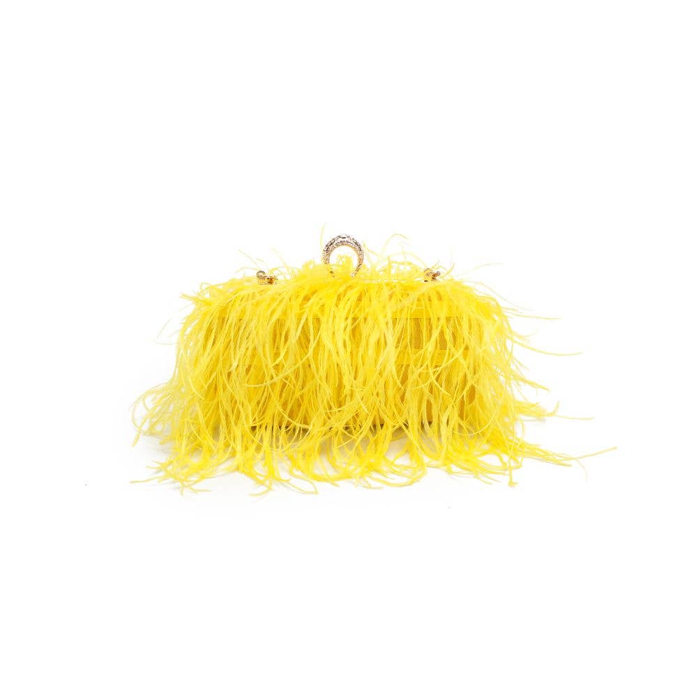 Moda Luxe - Wholesale Clutch Bag - Women's - Harlow Feather Evening Bag56
