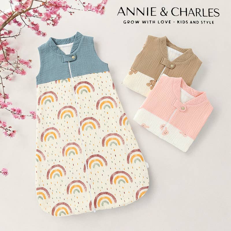 Annie & Charles - Wholesale Sleepsack - Baby - Annie & Charles® 100% organic muslin sleeping bag3