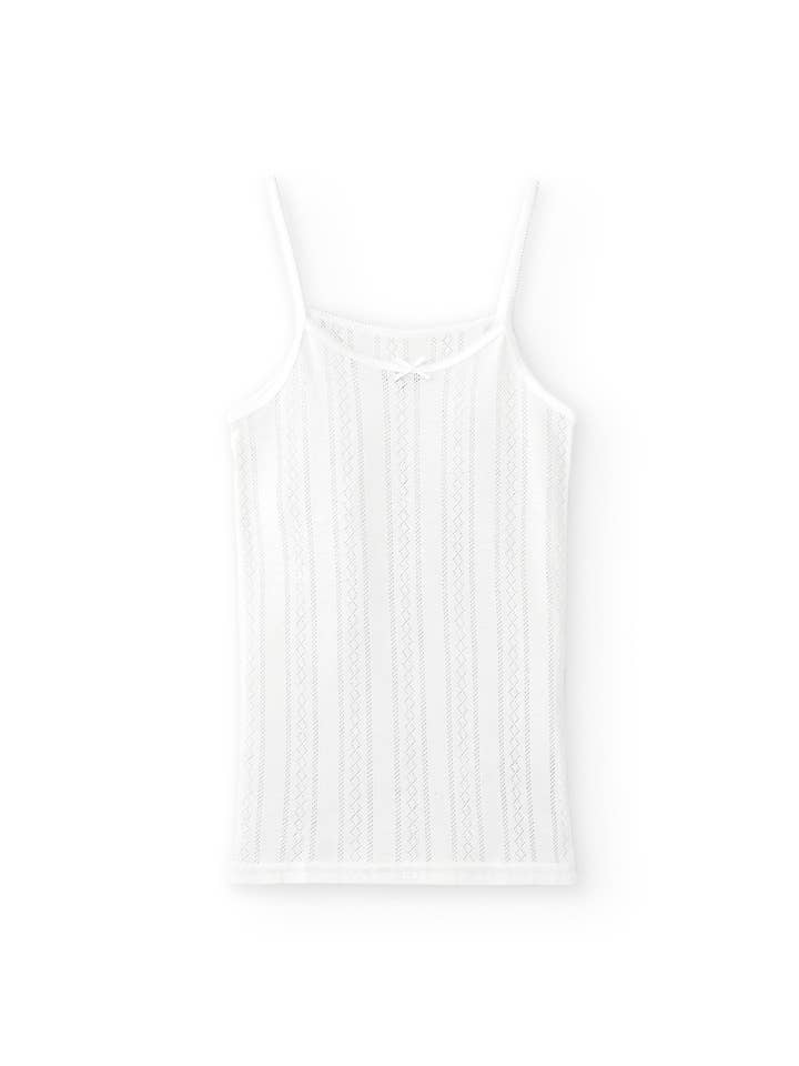 Camiseta interior de niña en algodón orgánico para venta al por mayor de Charanga