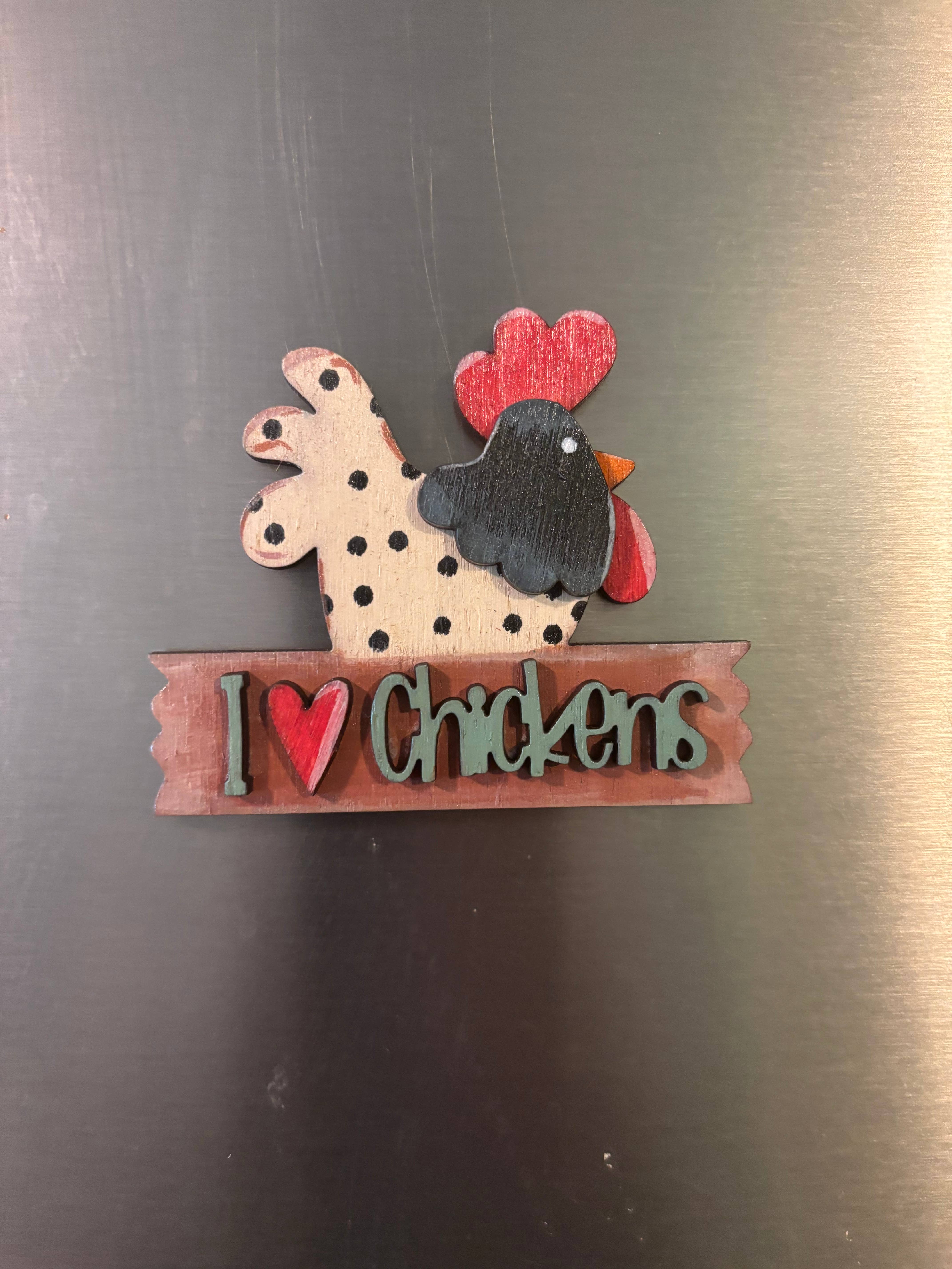 Wood’N Sass - Wholesale Magnet - Chicken Farm Fresh Magnets Eggs Farmhouse Kitchen 3