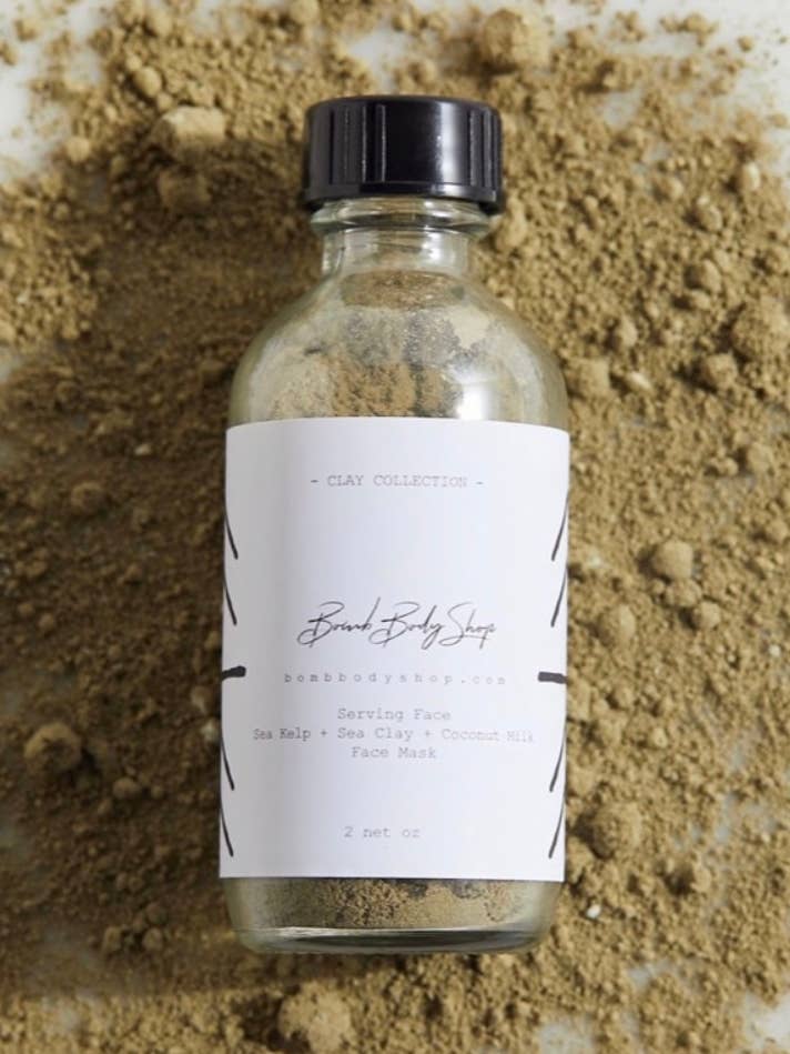 Masque visage de varech et lait de coco pour la vente par Bomb Body Shop