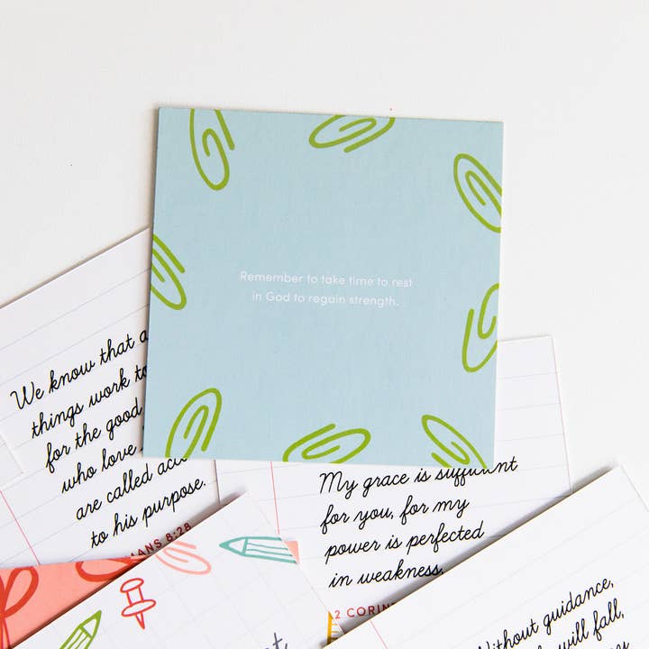 The Daily Grace Co - Wholesale Encouragement Card - Encouragement for Teachers Verse Card Set