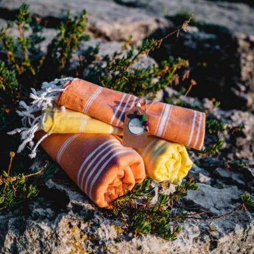 Ecobain - Wholesale Bath Towel - “small” hammam towel, beach towel, sauna towel, Turkish towel