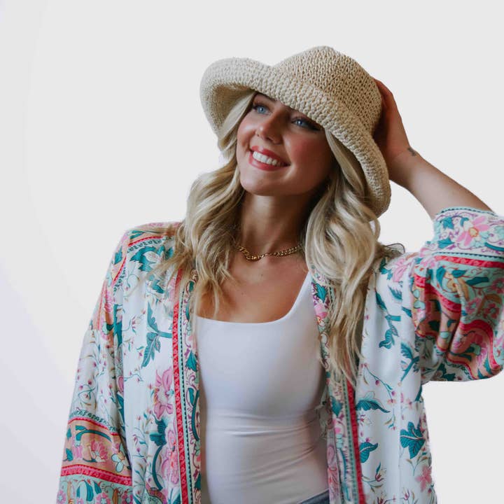 Pretty Simple - Wholesale Straw Hat - Women's - Sanibel Beach Hat