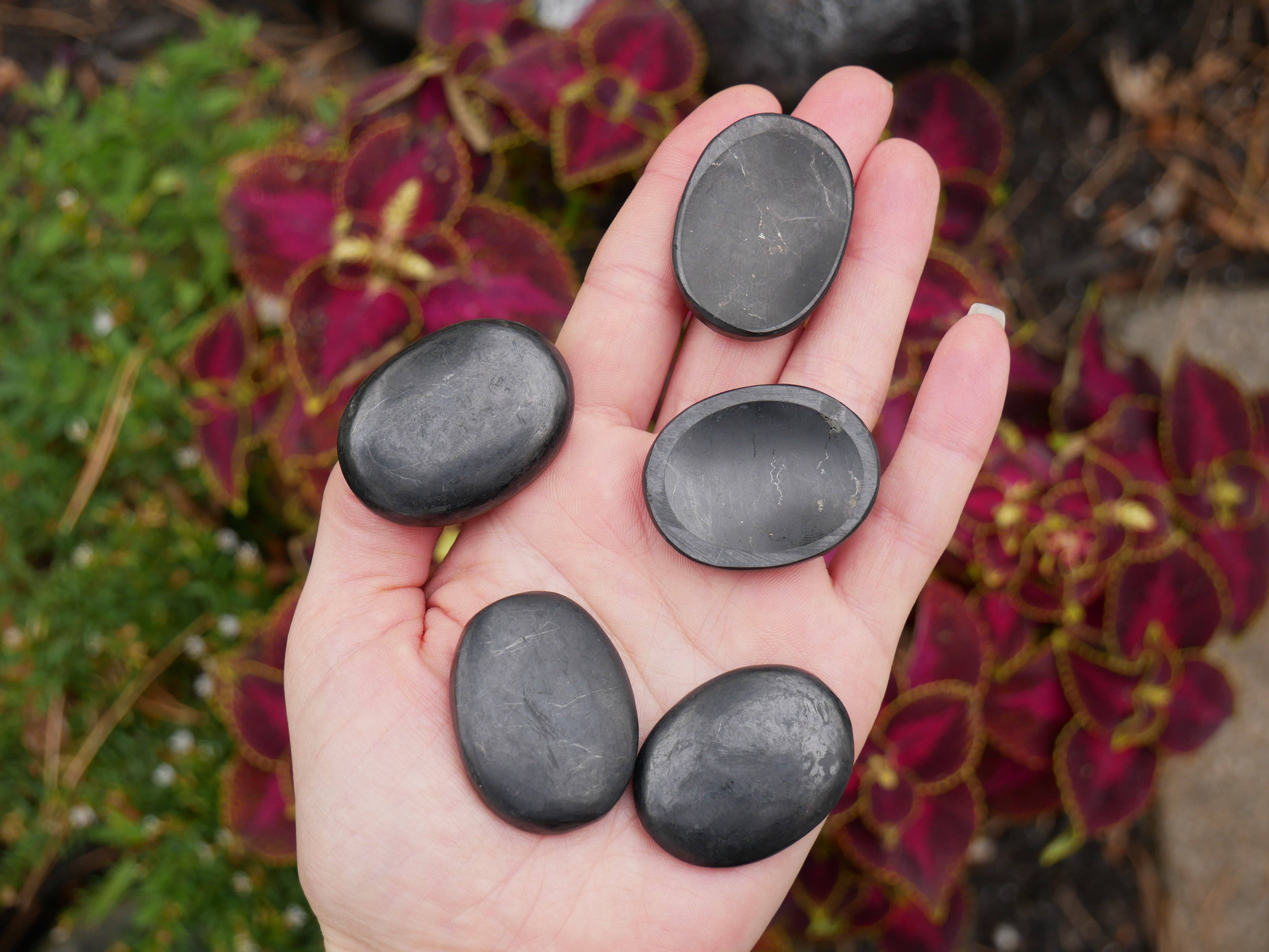 The Healing Sanctuary - Wholesale Spiritual Stone/Crystal - Shungite Worry Stones1