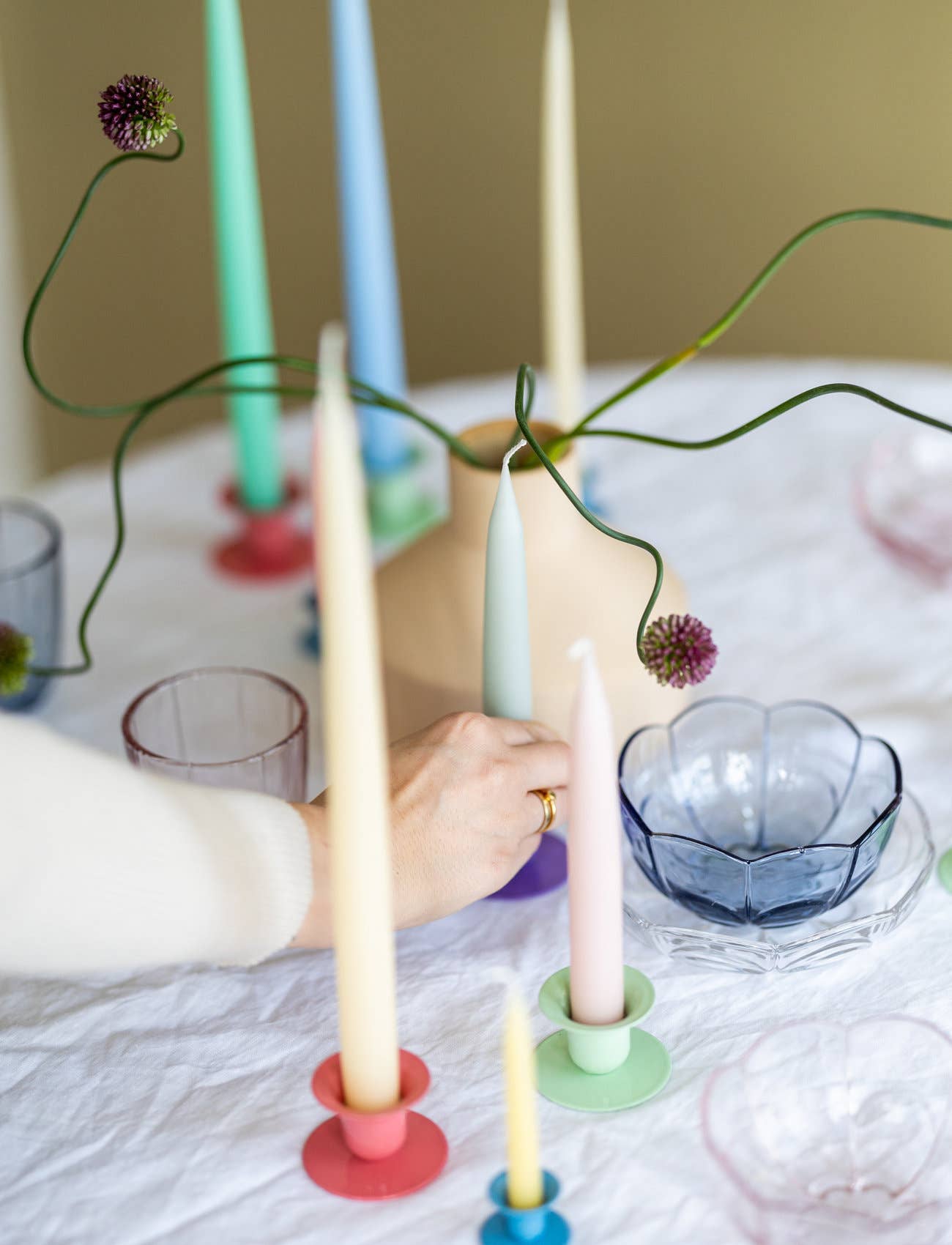 Twilight Collection - Wholesale Tapered candle/candlestick - Ivory Danish Taper Candle | 12 Pack3