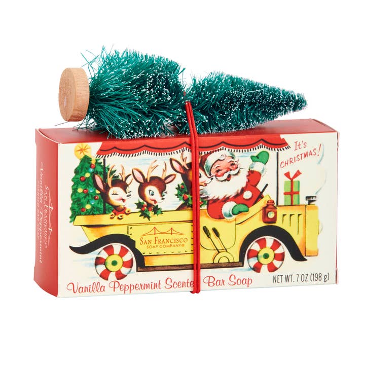 San Francisco Soap / Man Bar Soap - Wholesale Bar Soap - Kitschy Sissal Vanilla Peppermint Tree Bar Soap