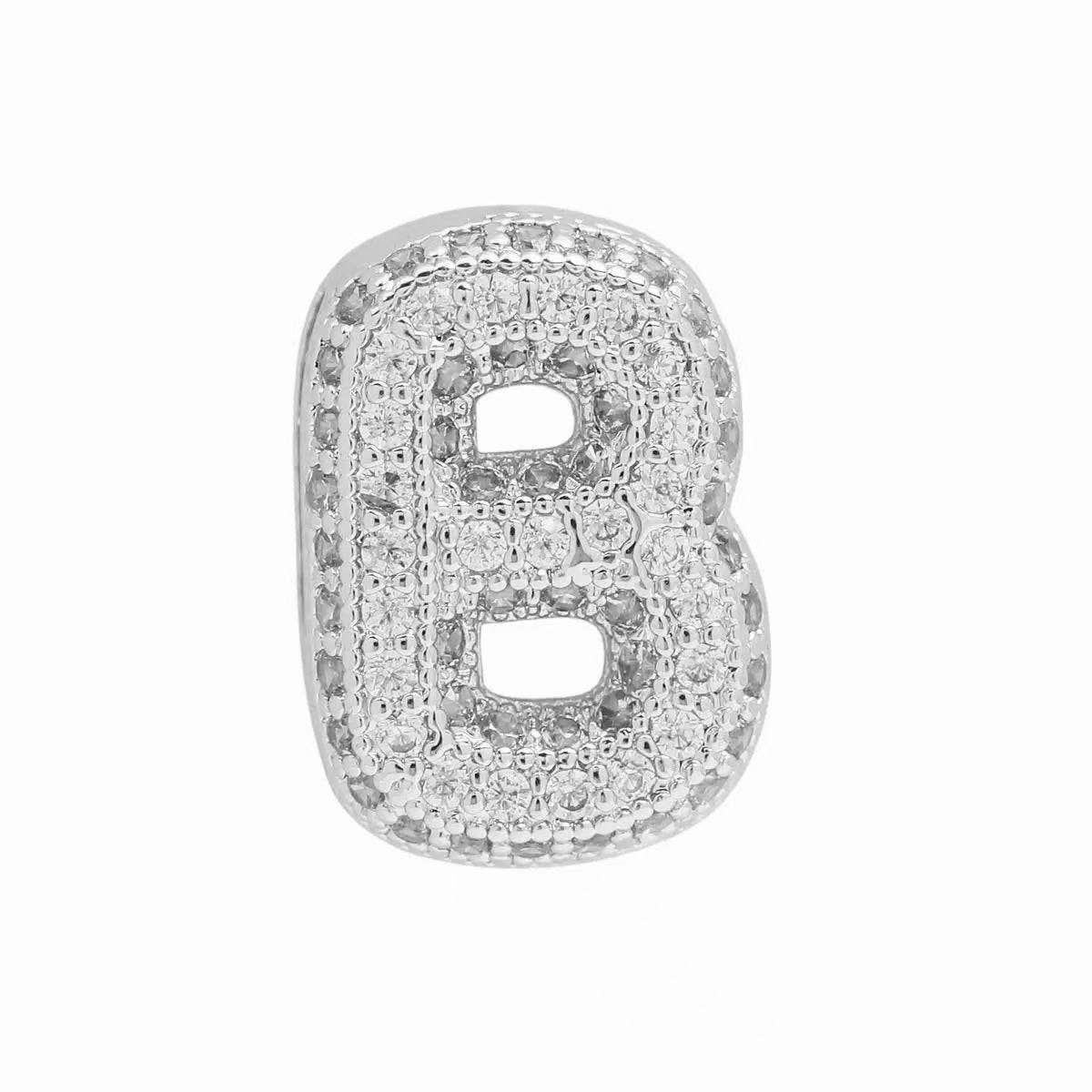 Savvy Bling - Wholesale Charm/Dangle Bracelet - Silver Bubble Initial Custom Word Name Watch Charm Bracelet8