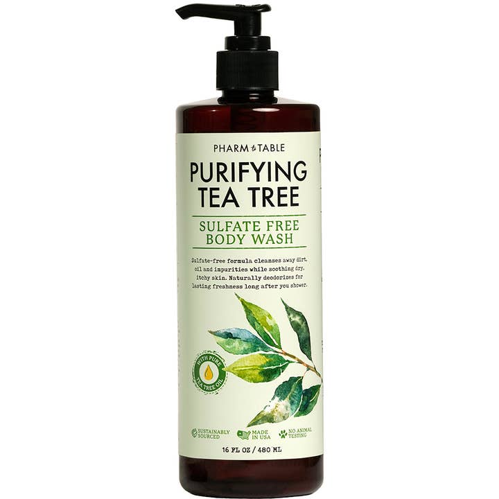 Kira Labs - Wholesale Body Wash/Shower Gel - Pharm to Table Soothing Tea Tree Shower Gel Sulfate-Free