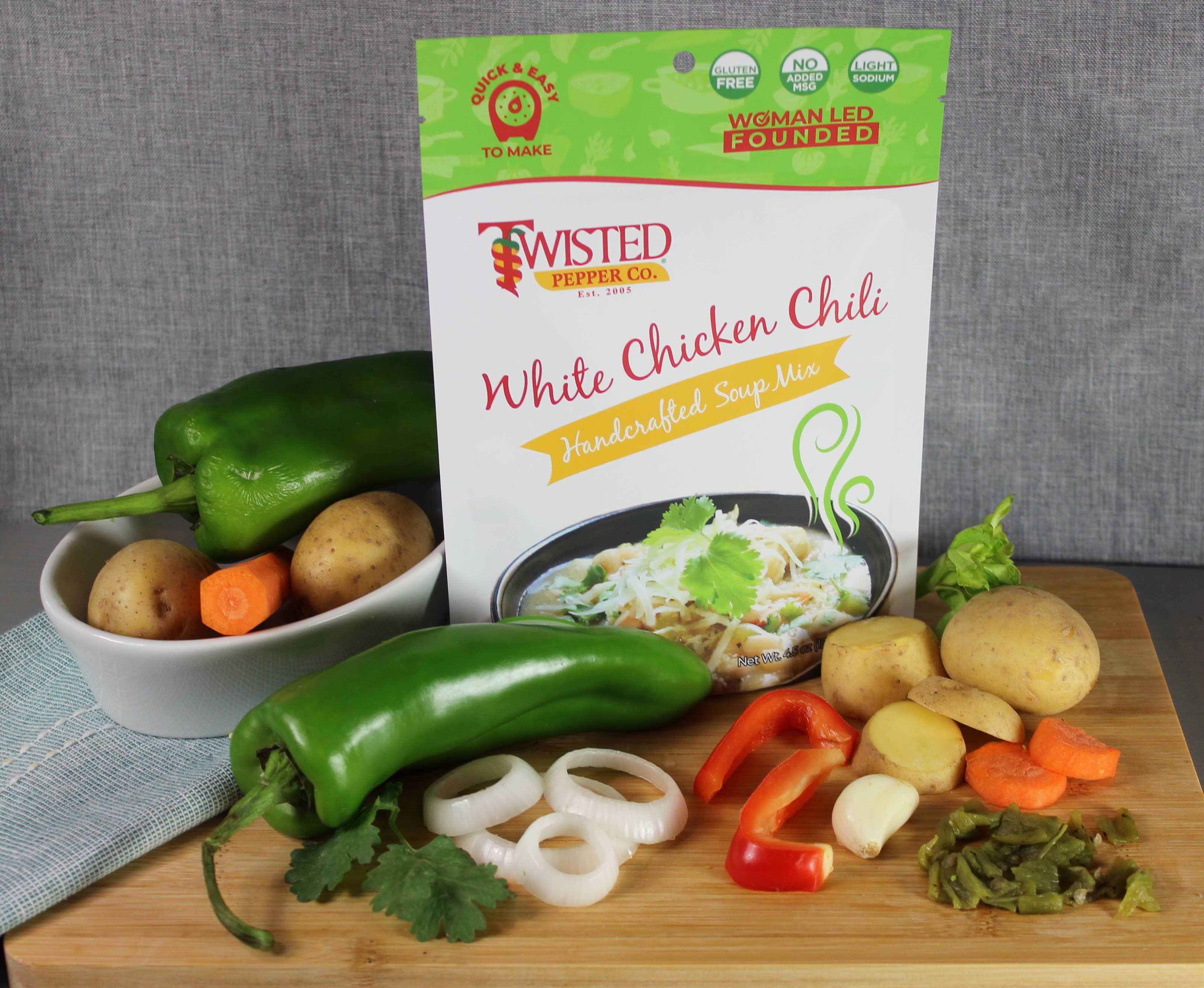 Twisted Pepper Co - Wholesale Dried Spice Mix - White Chicken Chili Soup Mix2