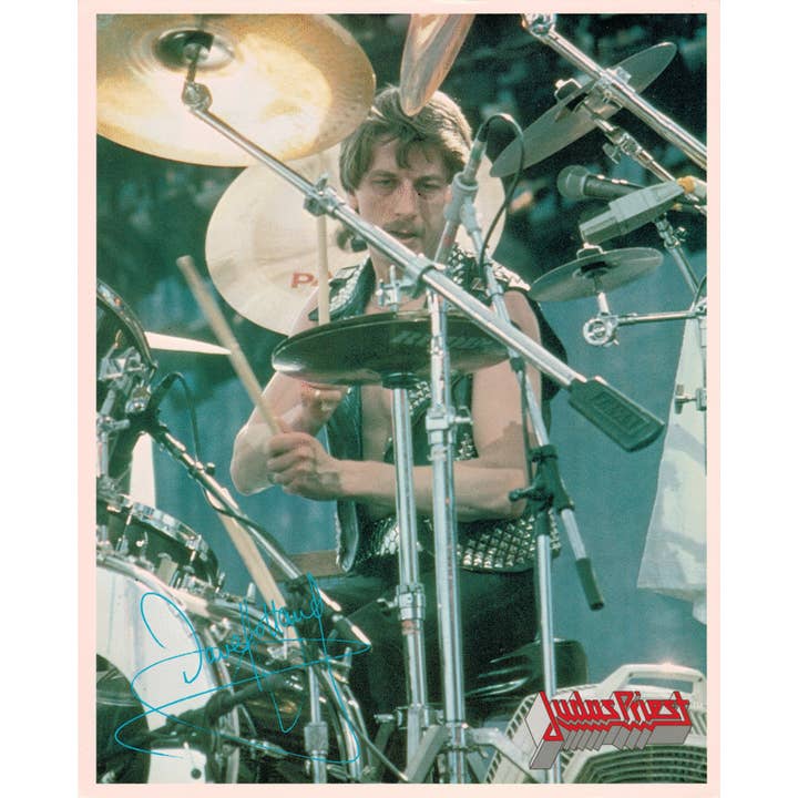 Vintage 8x10 Photo - Judas Priest - Dave Holland for wholesale by Square Deal Recordings & Supplies