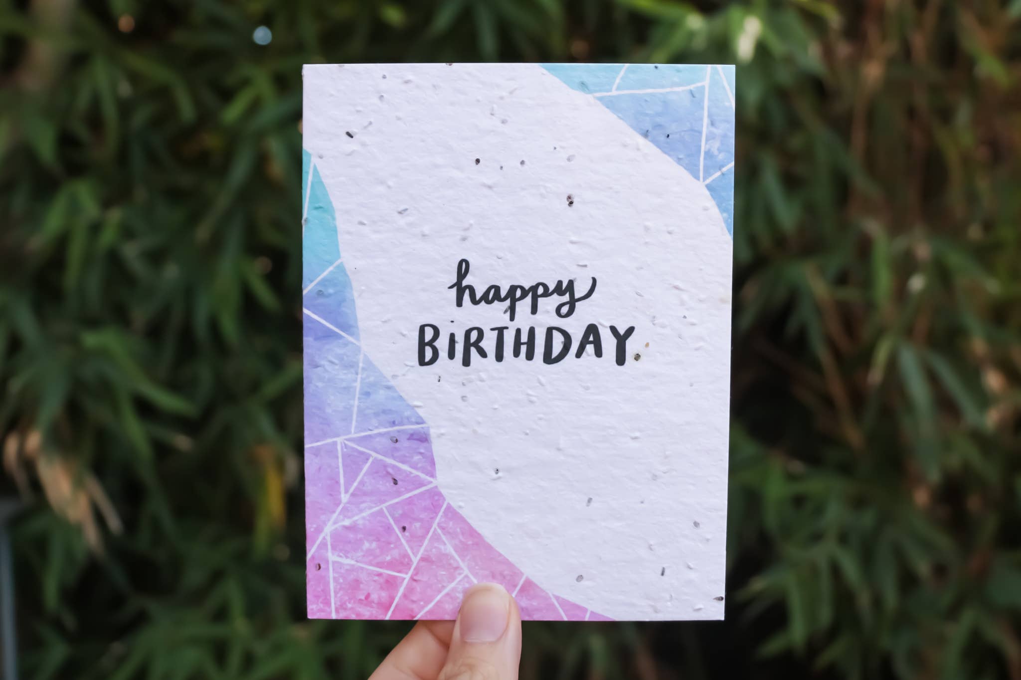 Thoughtful Human - Wholesale Birthday Card - Happy Birthday Plantable Wildflower Seed Card2