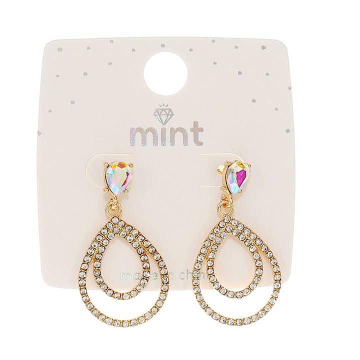 Teardrop Cutout Earring for wholesale by Atlas Fashion