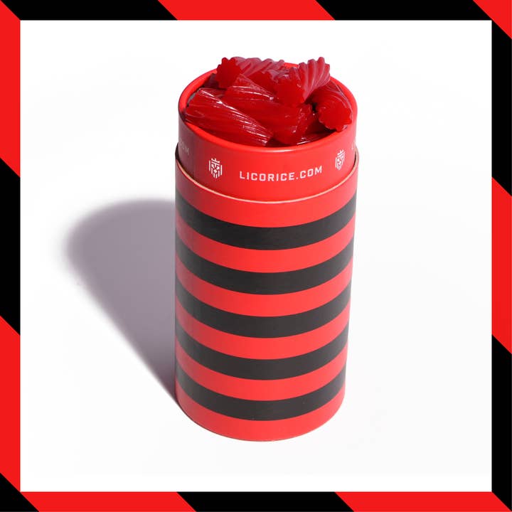 Licorice.com | Caramels.com | Taffy.com - Wholesale Licorice - Classic Red Licorice - Australian Twists - (1lb Tube)