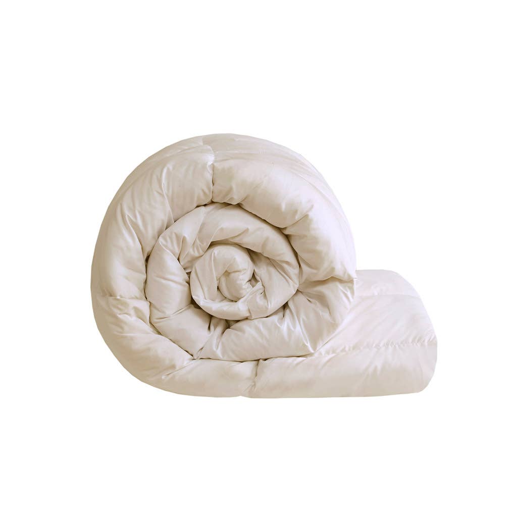 Olliix - Wholesale Down Comforter - Quilted Goose Feather and Down Oversize Comforter, Cream14