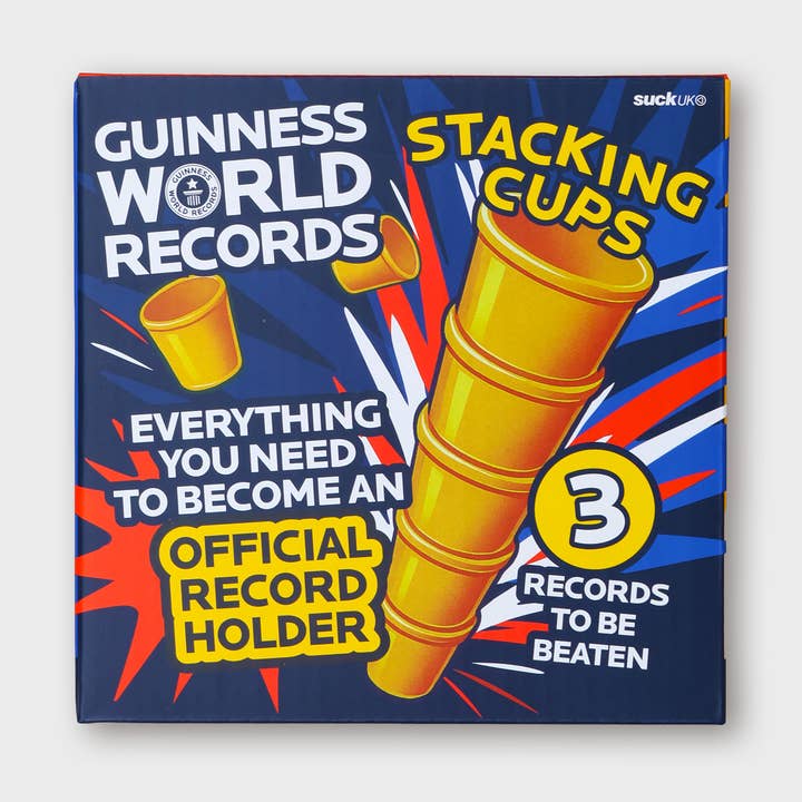 Kit Guinness World Records - Kit de Défi d'Empilage de Gobelets pour la vente par SUCK UK Ltd - USA