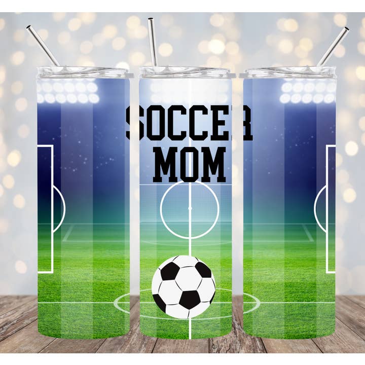 Copo Térmico de Aço Inoxidável 20oz - Mãe de Futebol 2 por atacado de Your Custom Sports