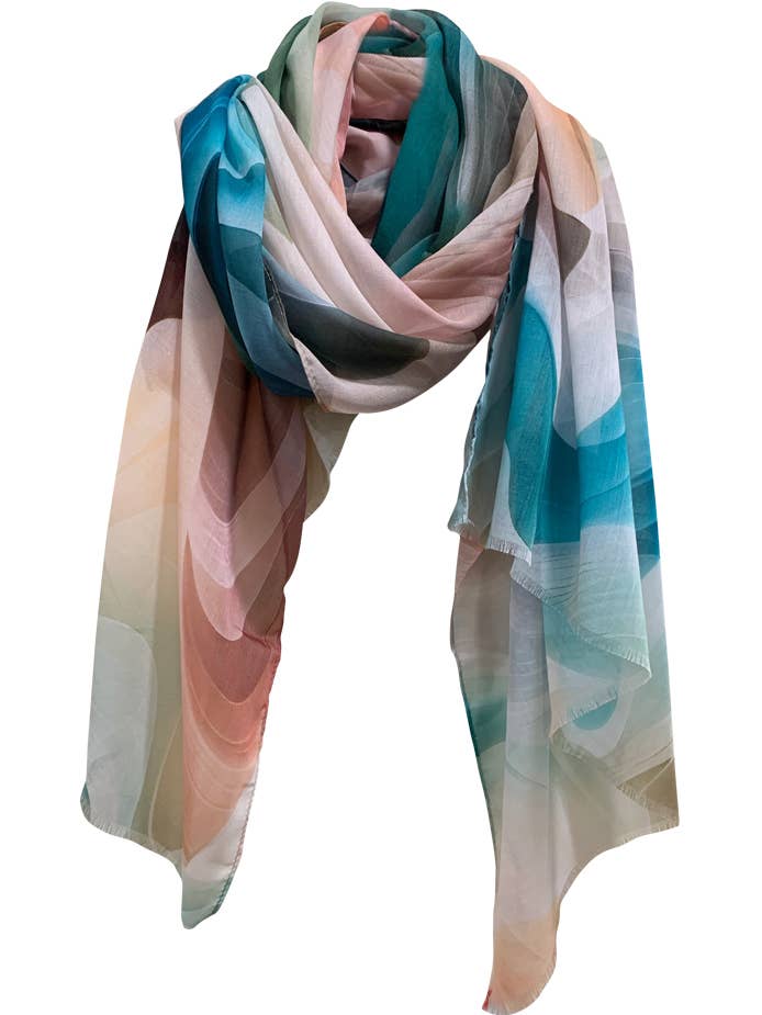 Pañuelo Abstracto de Acuarela (SS412G) para venta al por mayor de J & X