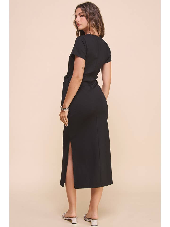 ISD1295 Anastasia Dress Black for wholesale on Faire4