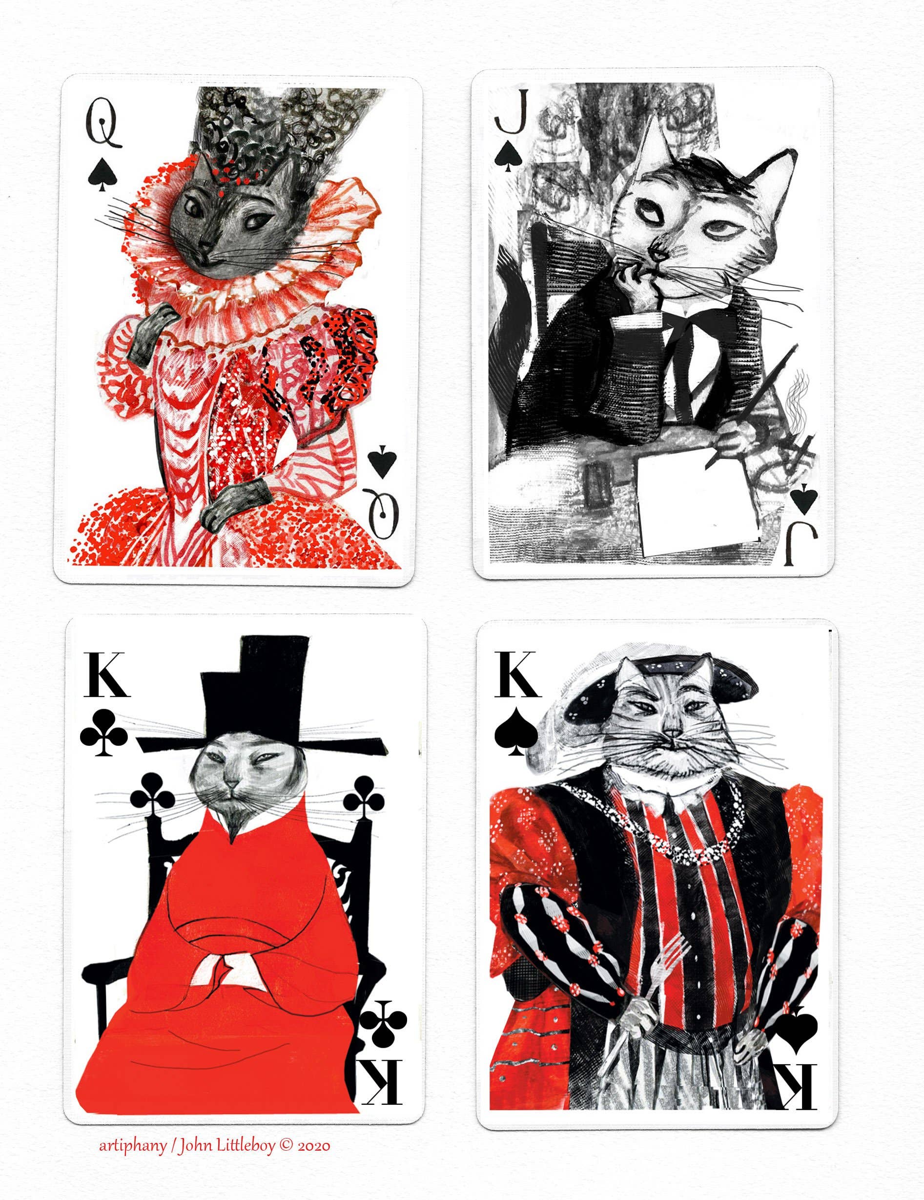 Artiphany - Vente Jeu de cartes - Cartes à jouer Kitten Club8