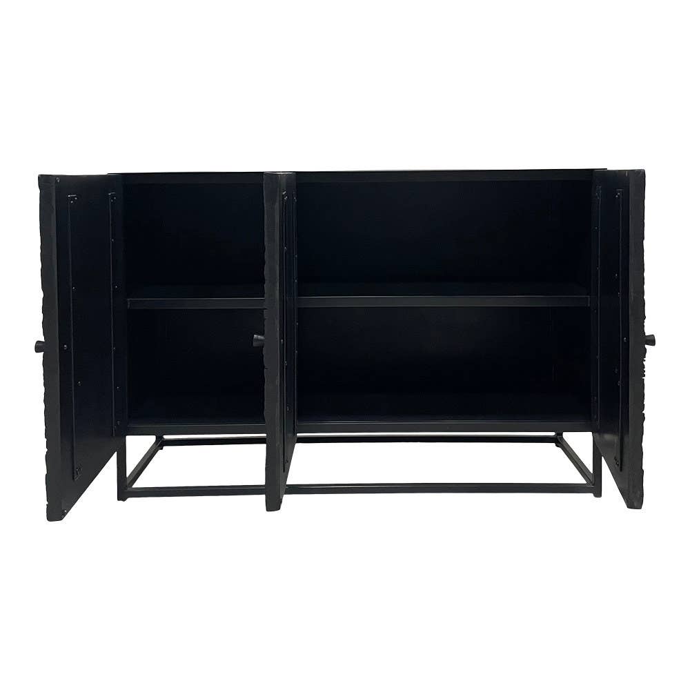 EARTHWARE - Vente Buffets - Buffet noir Etoile à 3 portes1