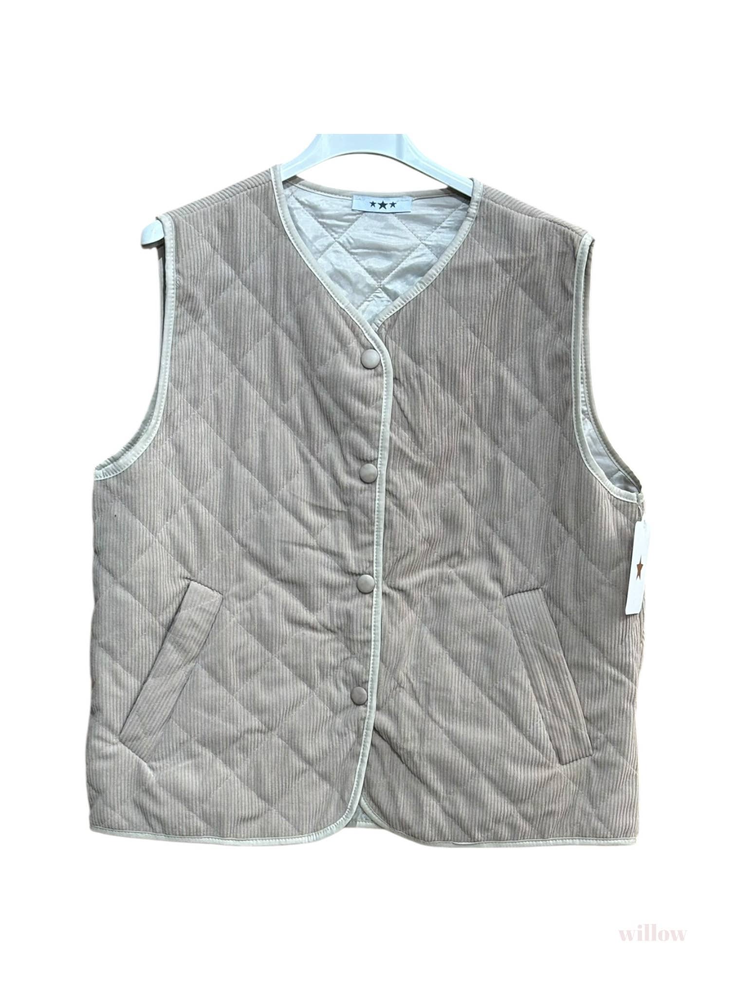 Moonsun - Wholesale Suit Vest - Women's - Quilted velvet vest2
