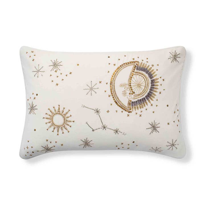 Wish Upon A Star White Pillow for wholesale by LOOMY Home