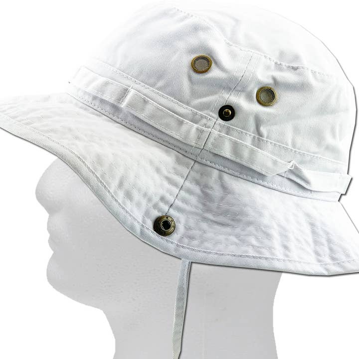 KBETHOS - Wholesale Bucket hat – Unisex - Solid Boonie Hat With String (Fitted)69