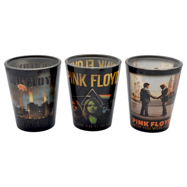Pink Floyd Shot Glass Set - Set of 3 for wholesale by MID-SOUTH PRODUCTS