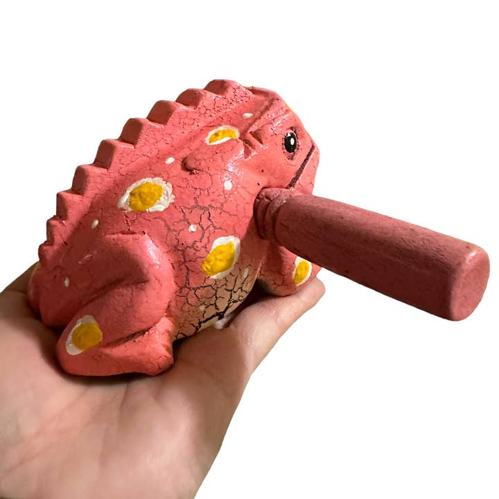 Music Frog Co - Vente Jouet musical – enfant et bébé - Instrument de percussion Peach Frog 4 po2