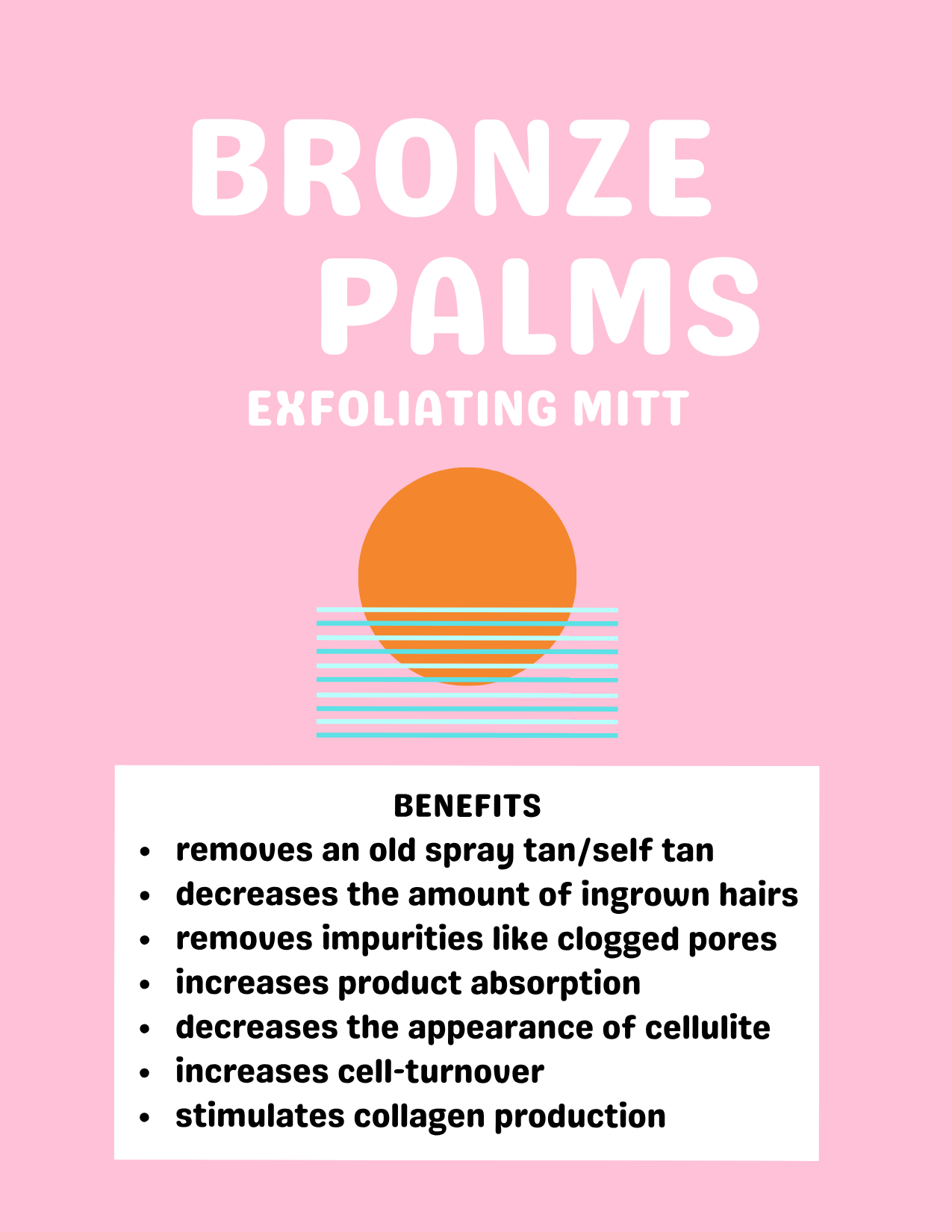 Bronze Palms Beauty - Venta al por mayor Autobronceador - Guante Exfoliante para Preparación de Bronceado en Spray Autobronceador6