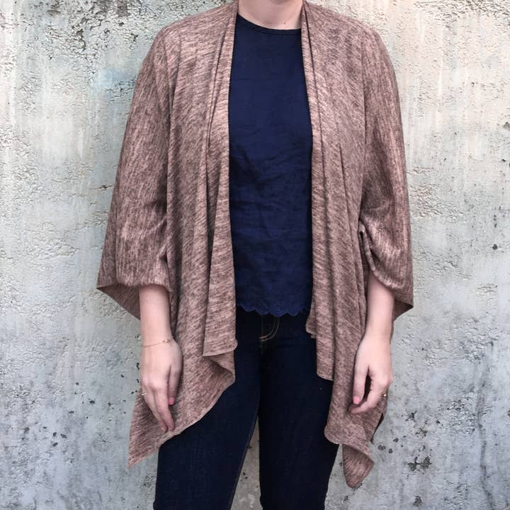 Dana Herbert - Vendita all'ingrosso Stola - Donna - Heather Jersey Wrap4