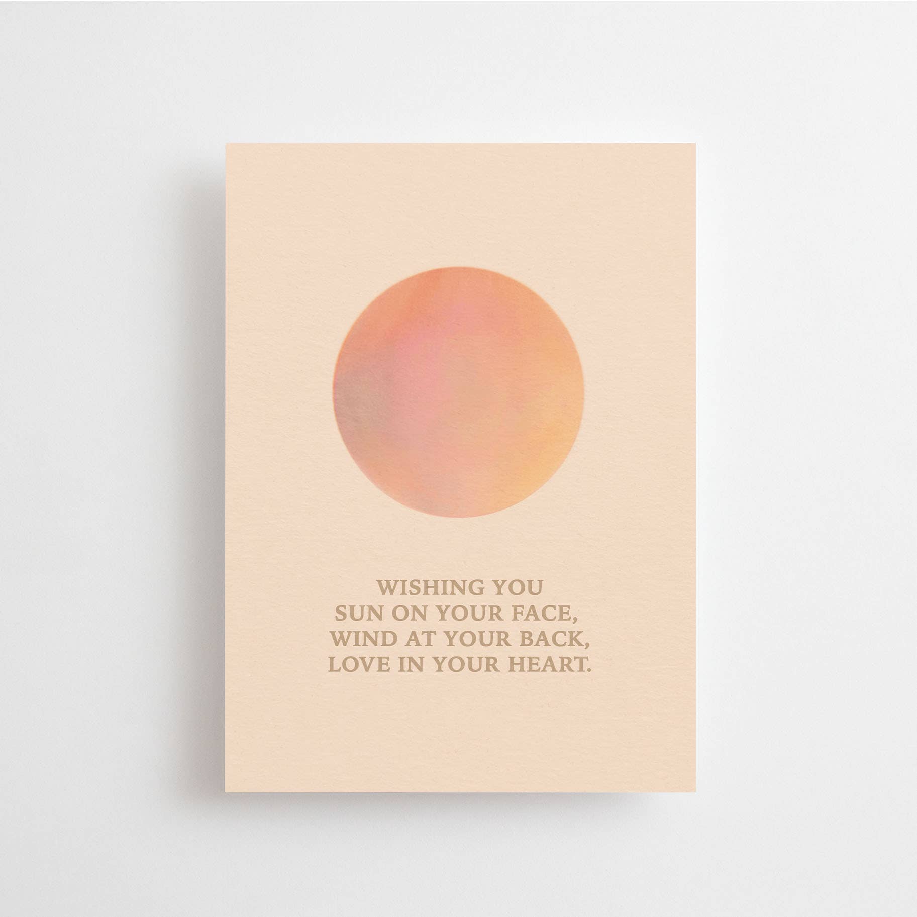 Anna Cosma – wholesale Postcard – WISHING YOU SUN ON YOUR FACE, WIND AT YOUR BACK... POSTCARD