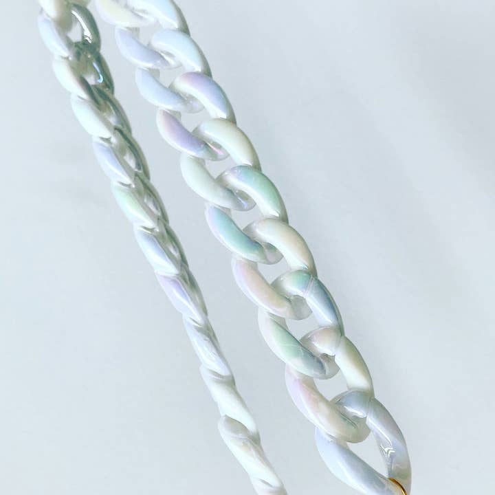 Lucite Chain Elastic Headband for wholesale by Hettie Hair Accessories