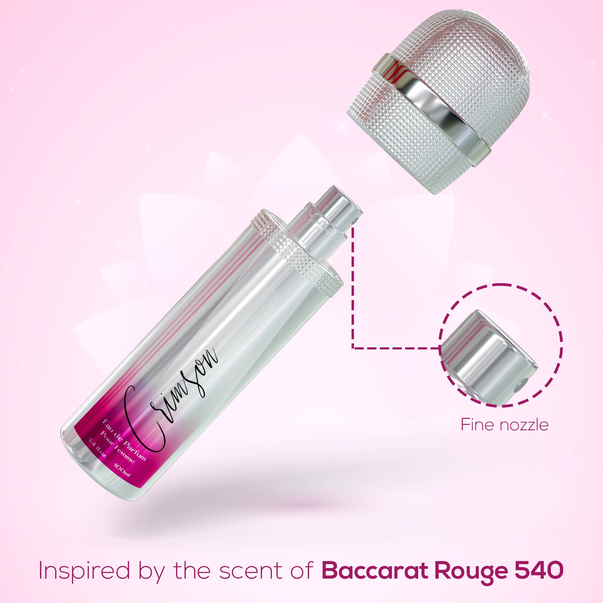 Regal Fragrances - Wholesale Perfume/Eau de Toilette - Crimson INSPIRED by BACCARAT ROUGE 540 100 ML 3.4 FL OZ  3